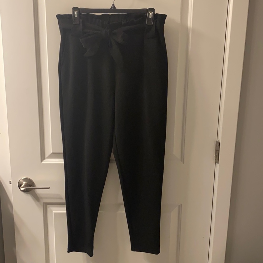black pants